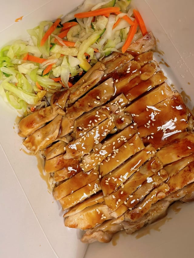 Teriyaki Chicken Bowl.
